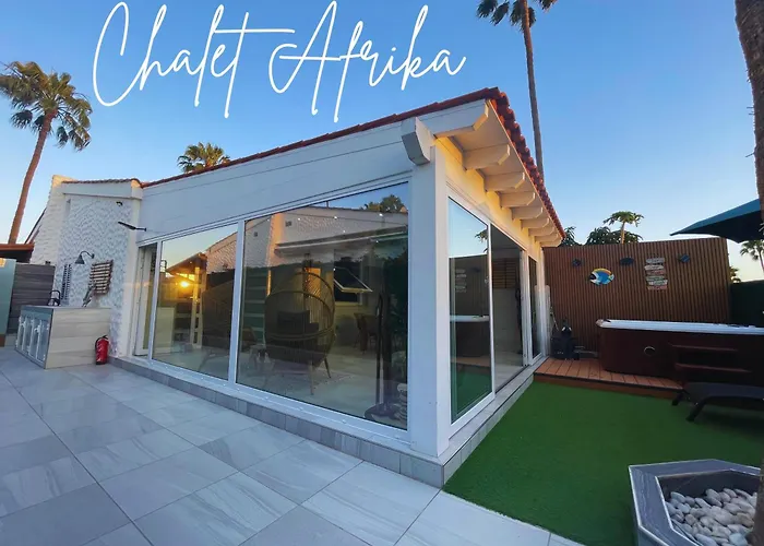 Afrika Con Jacuzzi Сasa de vacaciones Maspalomas (Gran Canaria)